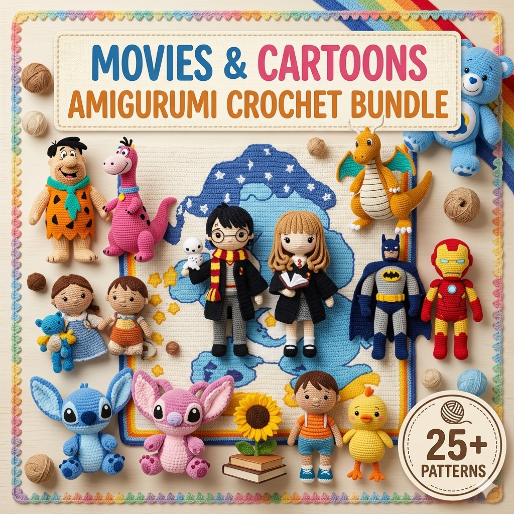 1200+ Crochet Patterns Bundle — The Ultimate Collection