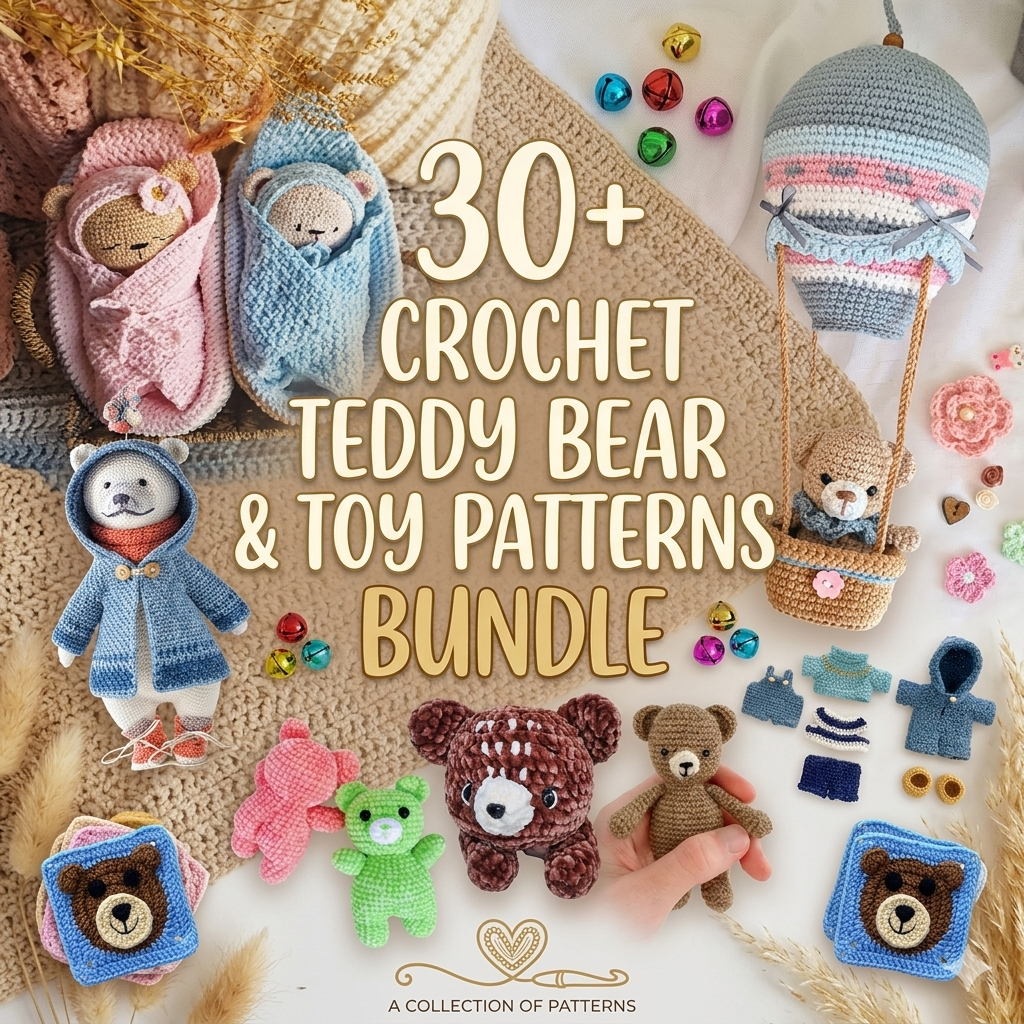 1200+ Crochet Patterns Bundle — The Ultimate Collection