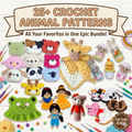 25+ Crochet Animal Patterns Bundle | Amigurumi PDF Download