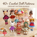 40+ Crochet Doll Patterns Bundle | Amigurumi PDF Instant Download