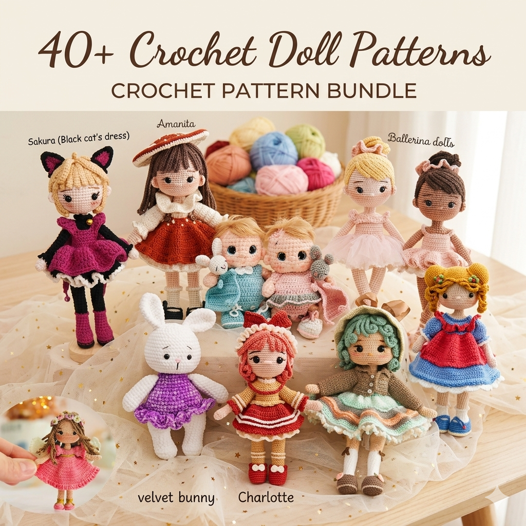 1200+ Crochet Patterns Bundle — The Ultimate Collection