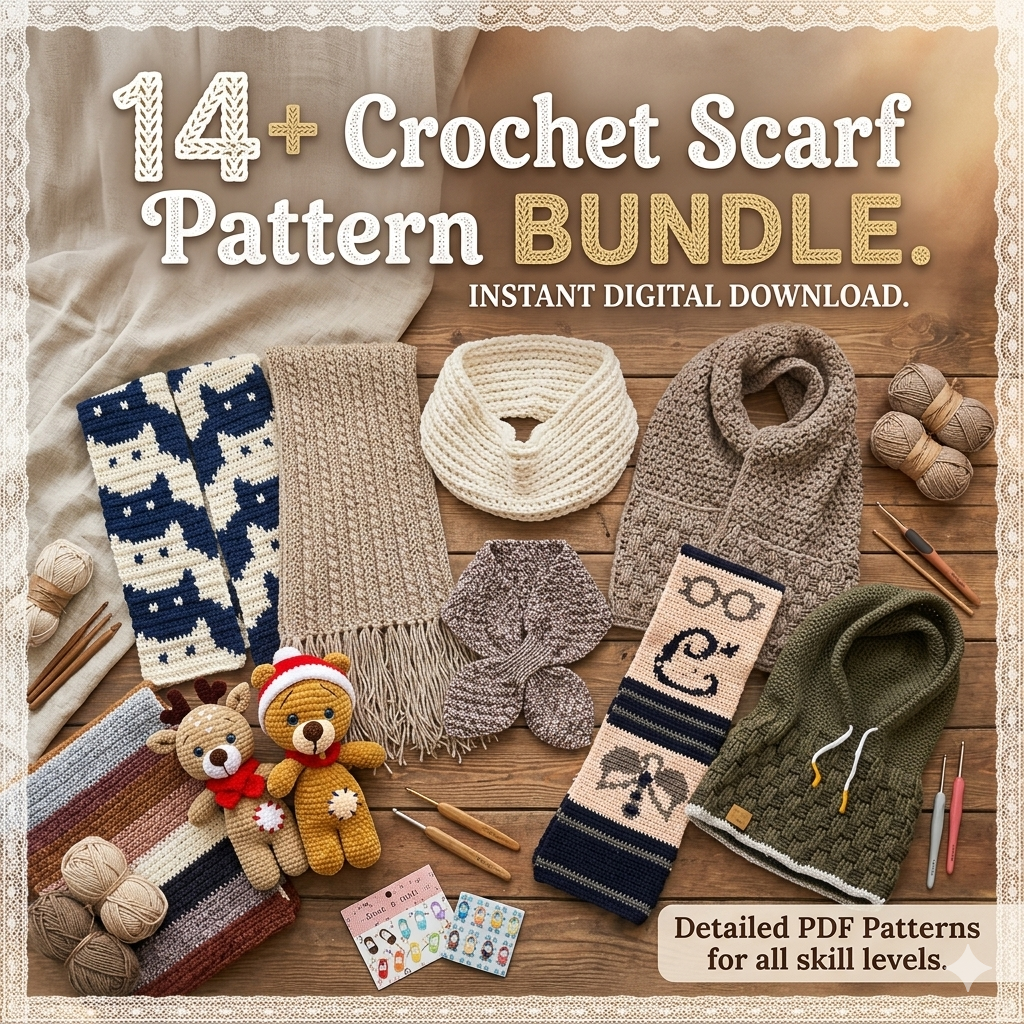 1200+ Crochet Patterns Bundle — The Ultimate Collection