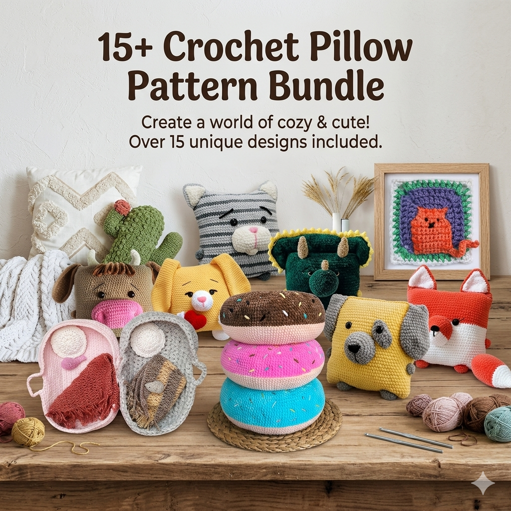 1200+ Crochet Patterns Bundle — The Ultimate Collection