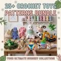 25+ Crochet Toy Patterns Bundle | Amigurumi PDF Instant Download