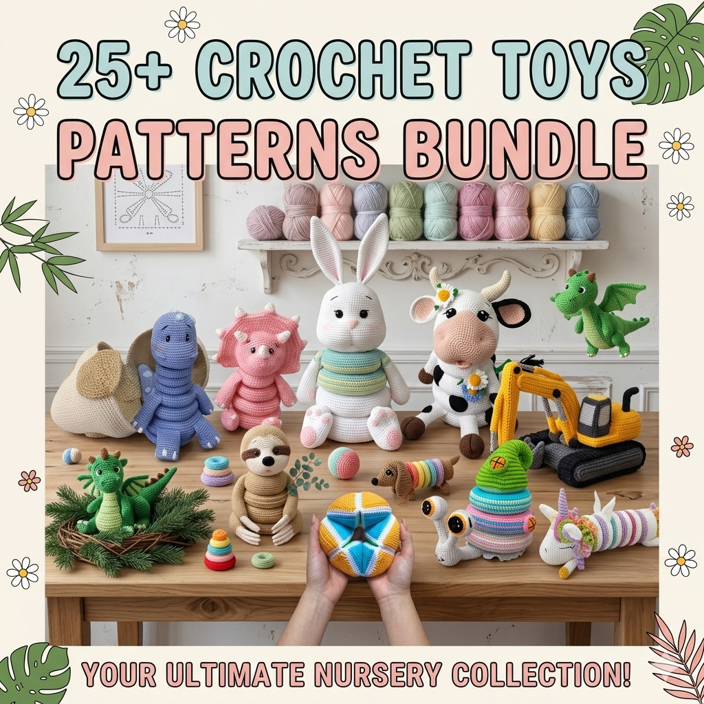 1200+ Crochet Patterns Bundle — The Ultimate Collection
