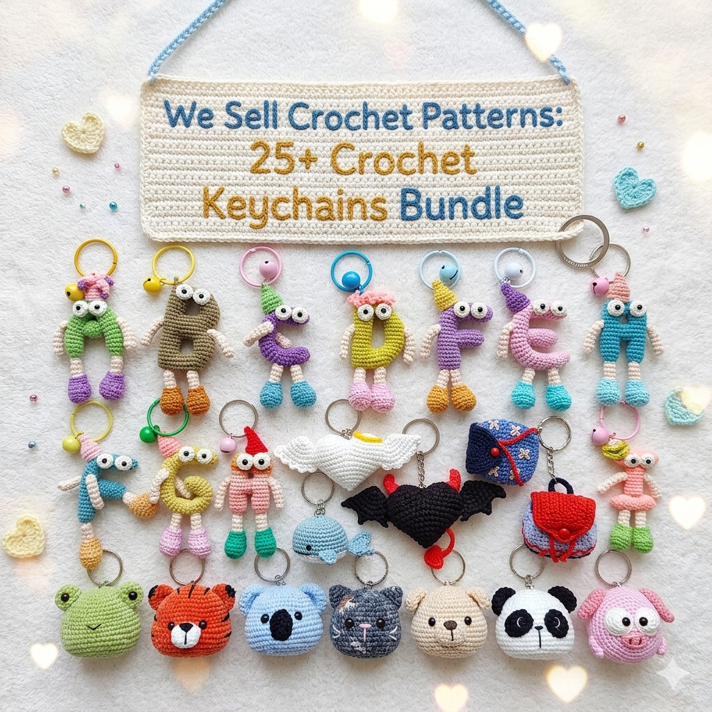 25+ Crochet Keychain patterns